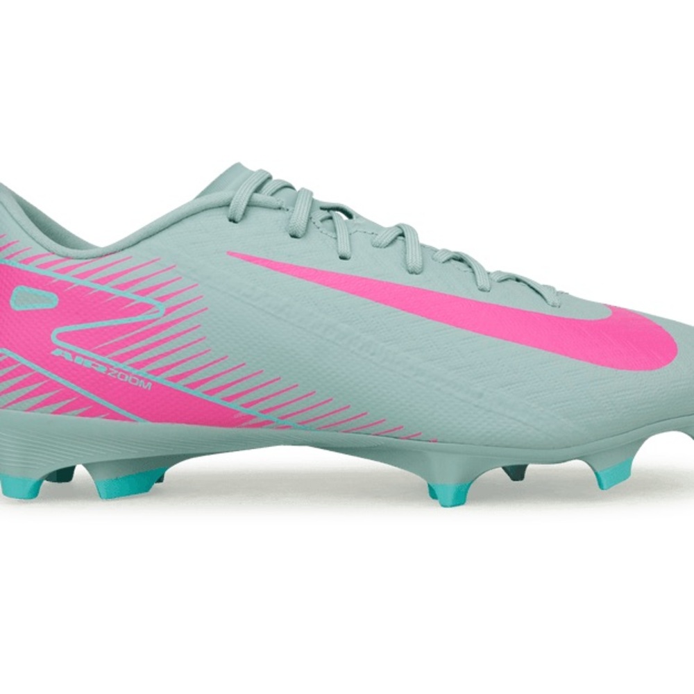 ⚽️ NIKE MEN'S ZOOM MERCURIAL VAPOR 16 ACADEMY FG/MG OCEAN CUBE/PINK BLAST - Picture 2 of 8